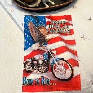 Born to Ride Motorcycle Garden Flag